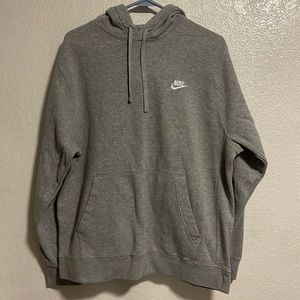 Nike gray hoodie jacket good condition no stain